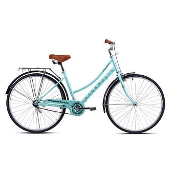 Велосипед городской MEGAWHEELS MEGAPOLIS 26" 1ск, мятный