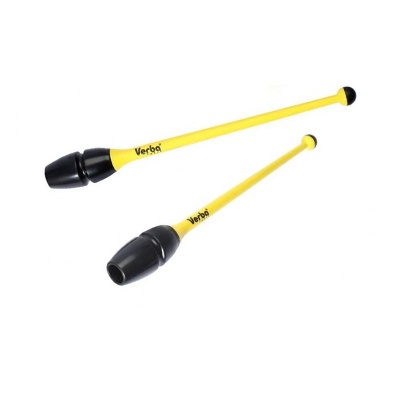 Булавы Verba Sport 40.9 см, вставляющиеся, черно-желтые