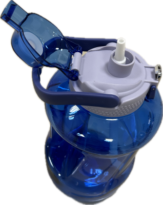 Бутылка для воды SPORTS, спортивная, синяя, объем 2200 мл в магазине Спорт - Пермь