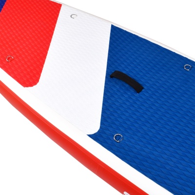 Сапборд надувной (SUP-доска)  CK-11R (WHITE/RED/BLUE 11S)