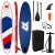 Сапборд надувной (SUP-доска)  CK-11R (WHITE/RED/BLUE 11S)