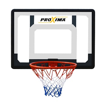 Щит баскетбольный Proxima S010 (80х58см) кольцо,прозрачный