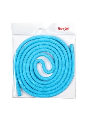 Скакалка гимнастическая Verba JUNIOR, 2,5м, голубая