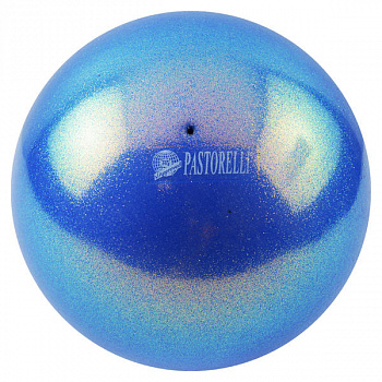Мяч для художественной гимнастики Light Blue PASTORELLI New Generation GLITTER HV 00031