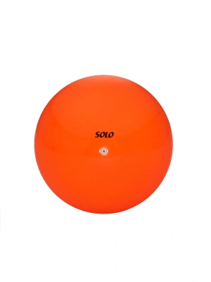 Мяч для художественной гимнастики глянцевый Solo «Оранж неон» BGLN-108