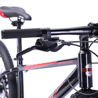 Велосипед COMIRON BRAVE 2.0,26",10 скоростей (15 рама) цвет черная молния в Магазине Спорт - Пермь