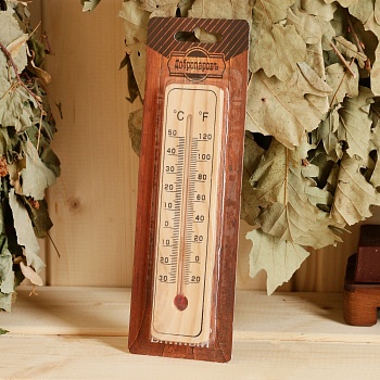 Термометр деревянный 50С, арт. 2952479 
