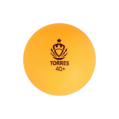 Мяч для настольного тенниса Torres Training TT21015, 1 звезда, цвет оранжевый, 6 штук