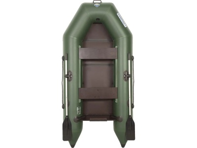 Лодка Лоцман Стандарт 260 ЖС, под  мотор, зеленая