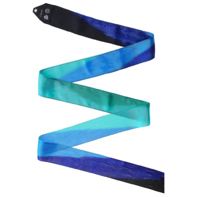 Лента для художественной гимнастики градиентная (6 м) Chacott 301500-0090-58, цвет:779 - ярко-голубой