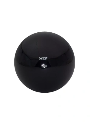 Мяч для художественной гимнастики глянцевый Solo «Черный» BGLN-109