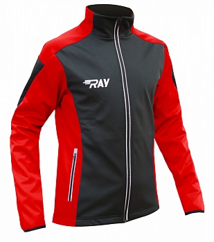 Куртка разминочная RAY WS модель RACE (Kids) черный/красный в Магазине Спорт - Пермь