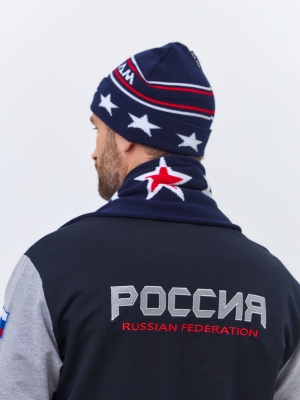 Шапка мужская RUSTEAM 70M-RT-1834/1, синяя