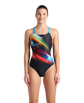 Купальник женский для плавания Arena Diagonals Swim Pro Back 008552 в магазине Спорт - Пермь