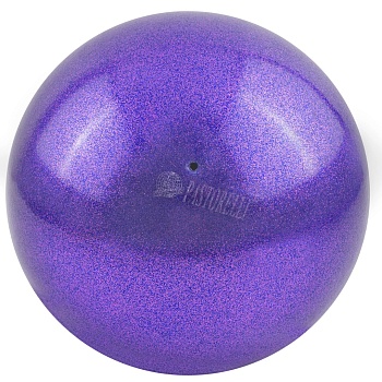 Мяч для художественной гимнастики PASTORELLI New Generation GLITTER HV18, цвет: 00026 - аметист