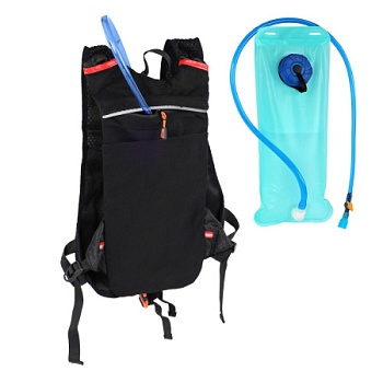 Рюкзак с диспенсером спортивный COMIRON PATAGONIA отсек для воды на молнии, карман для бутылки. Гидратор