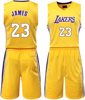 Форма баскетбольная взрослая Lakers(James)