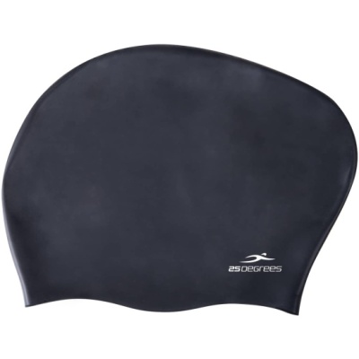 Шапочка для плавания 25DEGREES 25D21014A Mamana Black, силикон, для длинных волос в магазине Спорт - Пермь