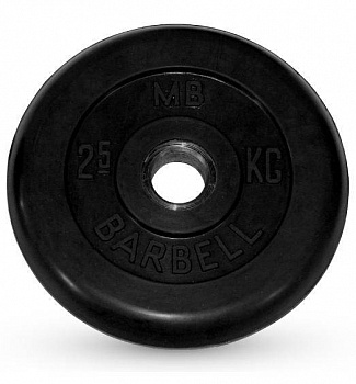 Диск обрезиненный "Стандарт", вес 2,5 кг MB Barbell в Магазине Спорт - Пермь