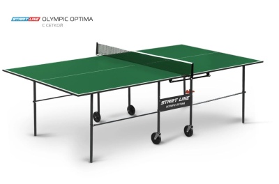 Теннисный стол Start Line OLYMPIC OPTIMA GREEN (с сеткой в комплекте)