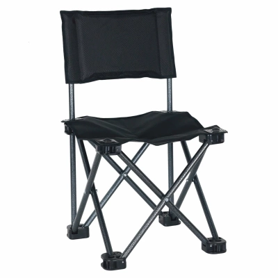Кресло туристическое складное мини Aquatic КТ-4Ч, черное