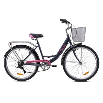 Велосипед городской 26" рама 17" 7ск KRYPTON DACHA розовый
