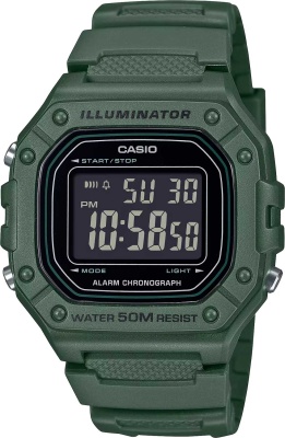 Наручные часы Casio W-218H-3B с хронографом в магазине Спорт - Пермь