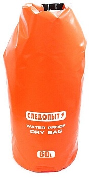 Гермомешок Следопыт Dry Bag 60 литров, без лямок, оранжевый