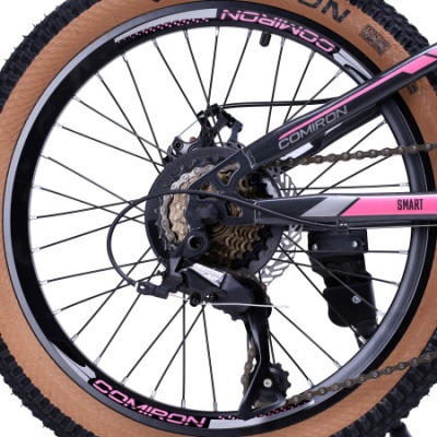 Велосипед COMIRON SMART, 20", 7 скоростей, (рама 10), розовый в Магазине Спорт - Пермь