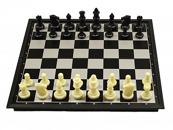 Шахматы магнитные + шашки дорожные, код 3810-B