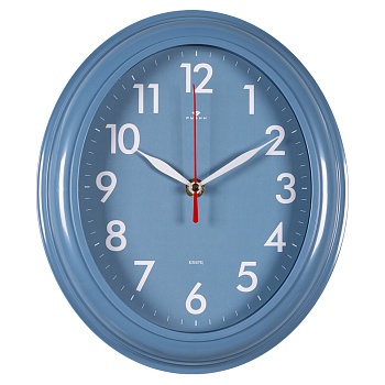 Настенные часы Рубин 2623 "Легкость овала", 22,5*26,5см, цвета в ассортименте в магазине Спорт - Пермь