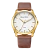 Наручные часы мужские Mikhail Moskvin 1293B2L4 механические золото коричневый ремень в магазине Спорт - Пермь