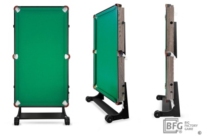 Бильярдный стол Start Line BFG Compact Light, 6 футов, РП, цвет анкор+черный