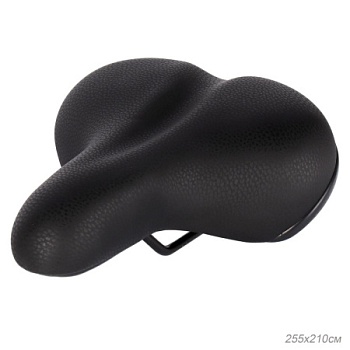 Седло велосипедное комфортное KRYPTON KRPT-153-N841C, размер: 255x210