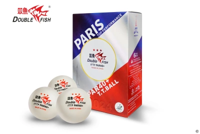 Мяч для настольного тенниса Double Fish 3*** PAR40+ (6 шт/уп), р-р.40+