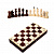 Шахматы обиходные парафинированные с темной доской, Орлов