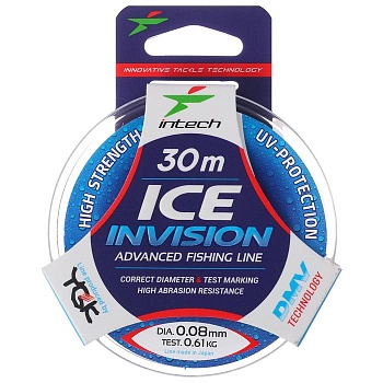 Леска Intech Invision Ice Line 30 м, 0,08мм