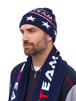 Шапка мужская RUSTEAM 70M-RT-1834/1, синяя