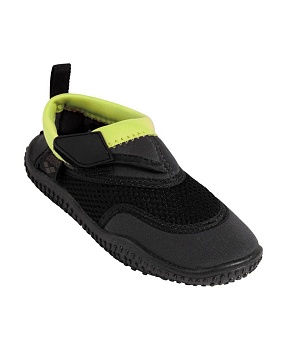 Тапки для плавания аквашузы Arena WATERSHOES 005294 100, цвет dark grey-lime в магазине Спорт - Пермь
