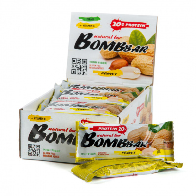 BOMBBAR - Протеиновые батончики без сахара 60г в магазине Спорт - Пермь