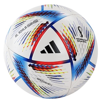 Мяч футбольный Adidas WC22 Rihla Competition, H57792, размер 5