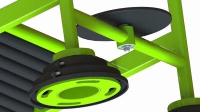 Уличный тренажер взрослый Беговая дорожка + Диск ТС 114