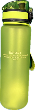 Бутылка для воды SPORTS, спортивная, зеленая, объем 600 мл в магазине Спорт - Пермь
