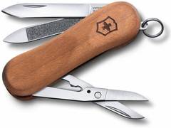 Нож-брелок Victorinox Evowood 81, 65 мм, 5 функций, дерево, (0.6421.63)