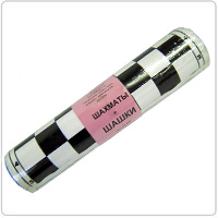 Набор 2в1 Шахматы + шашки MSport с доской в тубе, артикул 02-107