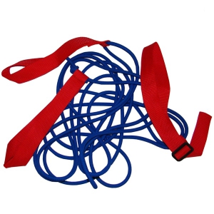 Эспандер лыжника / пловца / борца универсальный Plastep 3,6м, 5 резинок с креплением и лямками для рук в Магазине Спорт - Пермь