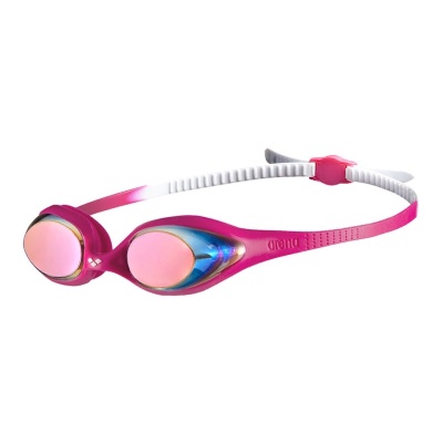 Очки для плавания ARENA SPIDER JR MIRROR, подростковые, арт.1E362 019, white-pink-fuchsia в магазине Спорт - Пермь