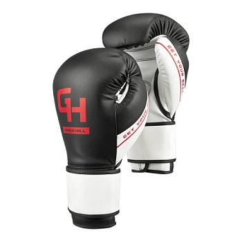 Перчатки боксерские Green Hill Element MF IF CNBGMS-995 Чёрно-белые в магазине Спорт - Пермь