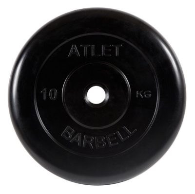 Диск обрезиненный MB Barbell "Стандарт", d=26мм, вес 10 кг в Магазине Спорт - Пермь