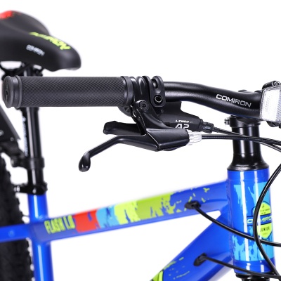 Велосипед COMIRON FLASH, 24"x3.0, (рама 13), 7 скоростей, цвет полуфэт ригид синий в Магазине Спорт - Пермь